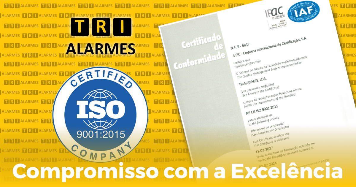 Compromisso com a Excelência | Certificação de Qualidade ISO 9001:2015 renovada